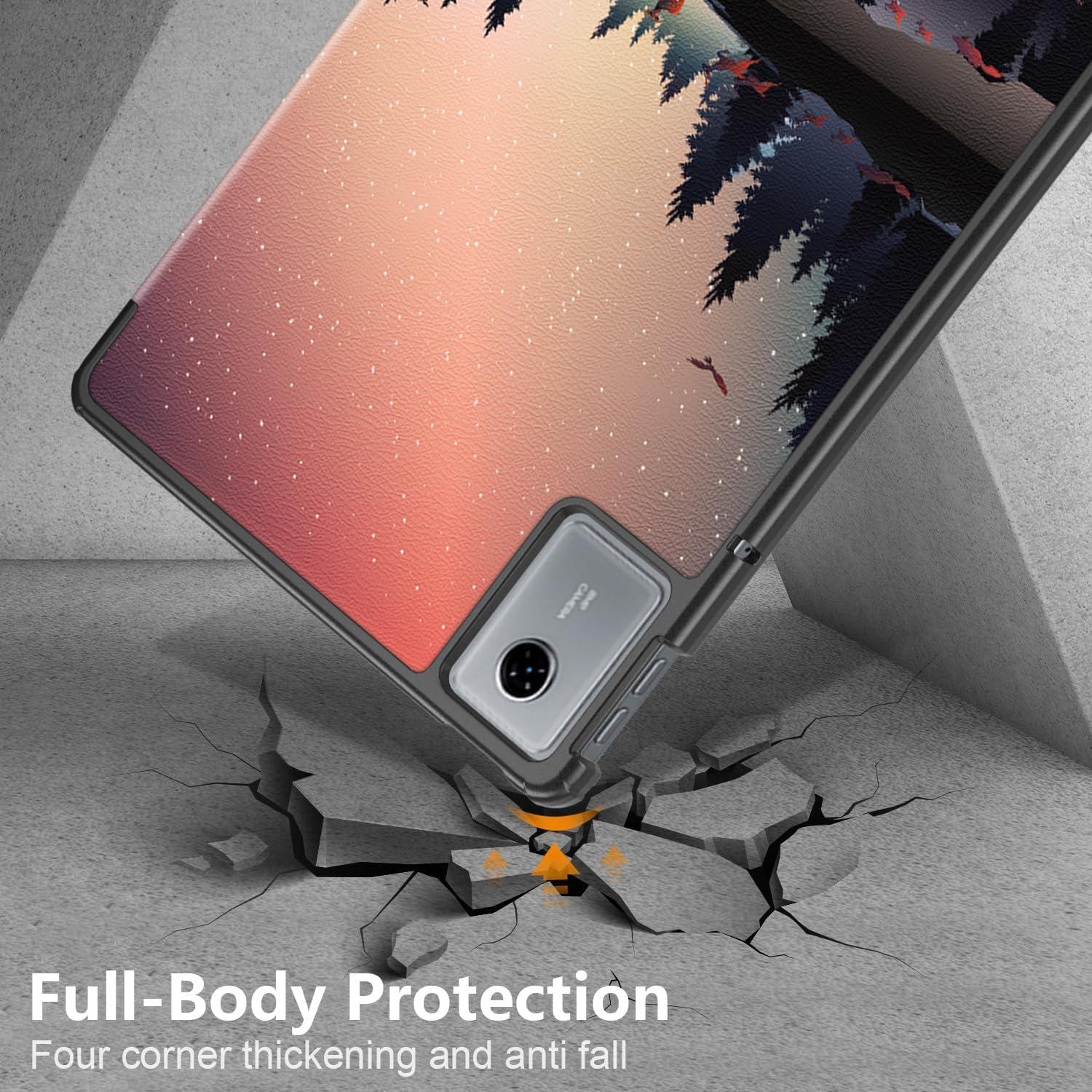 Funda Folio Plegable Gylint para Lenovo Tab Idea 11 Crepúsculo