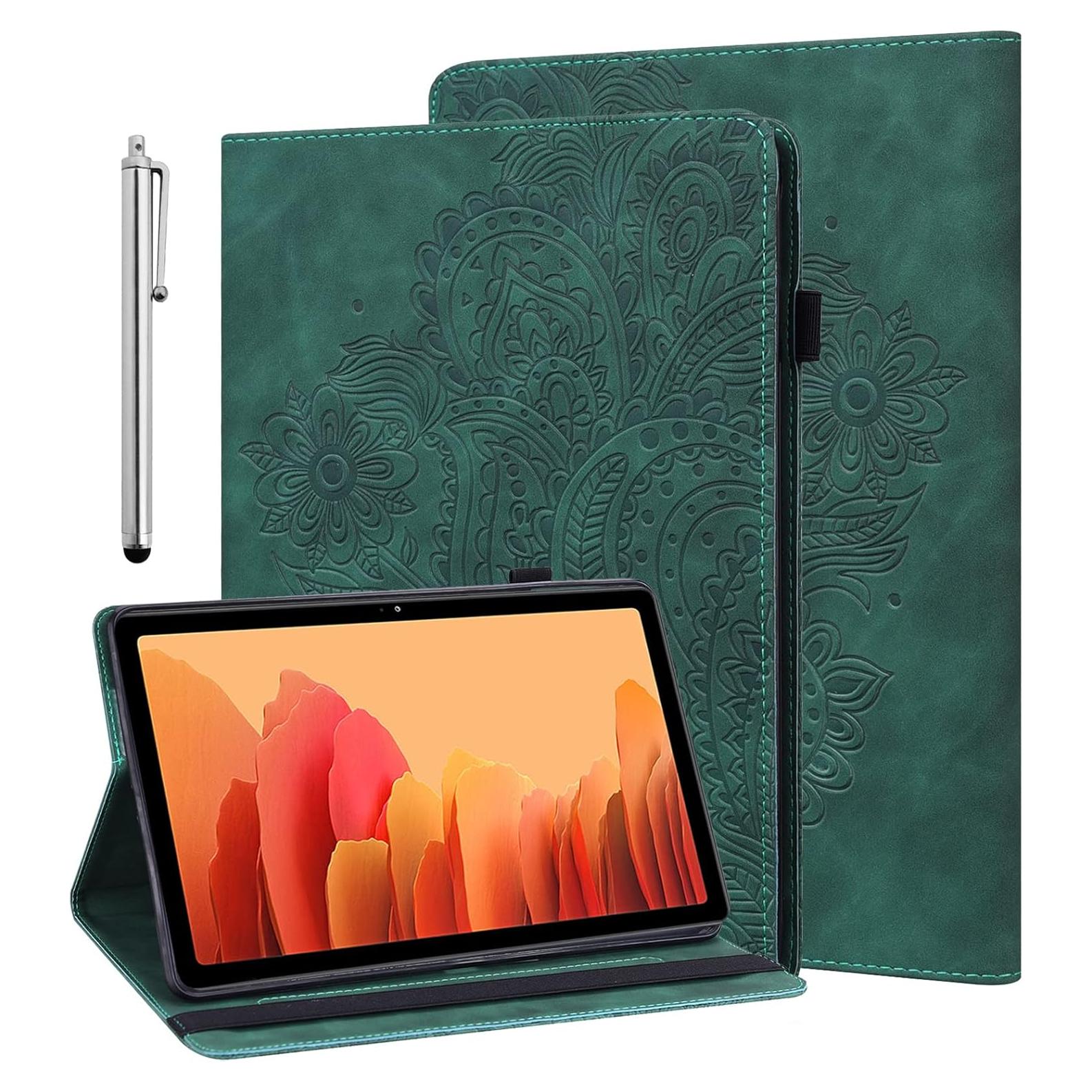 Funda ALILANG para Lenovo Tab M10 10.1" Verde con Estilógrafo