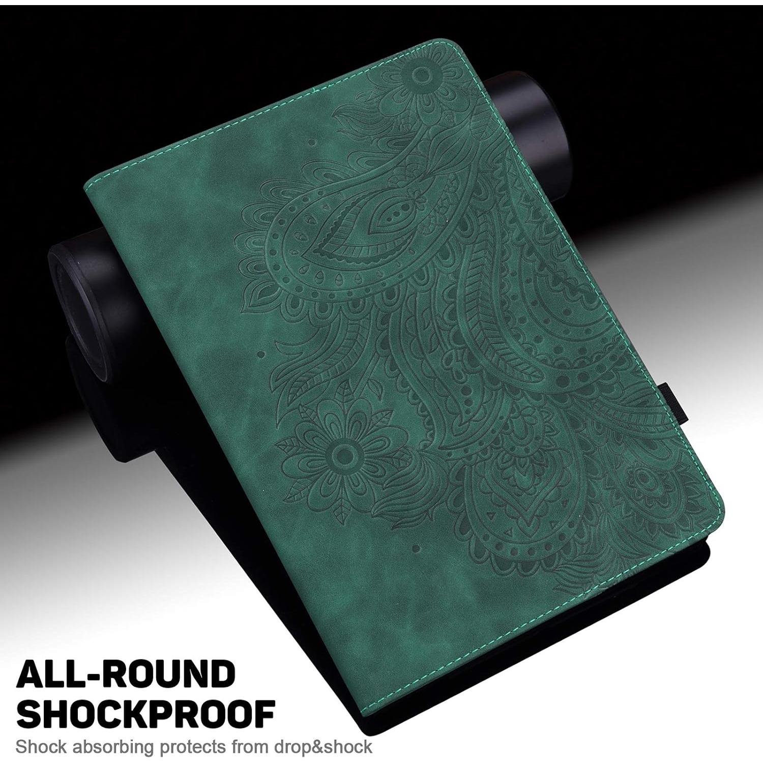 Funda ALILANG para Lenovo Tab M10 10.1" Verde con Estilógrafo