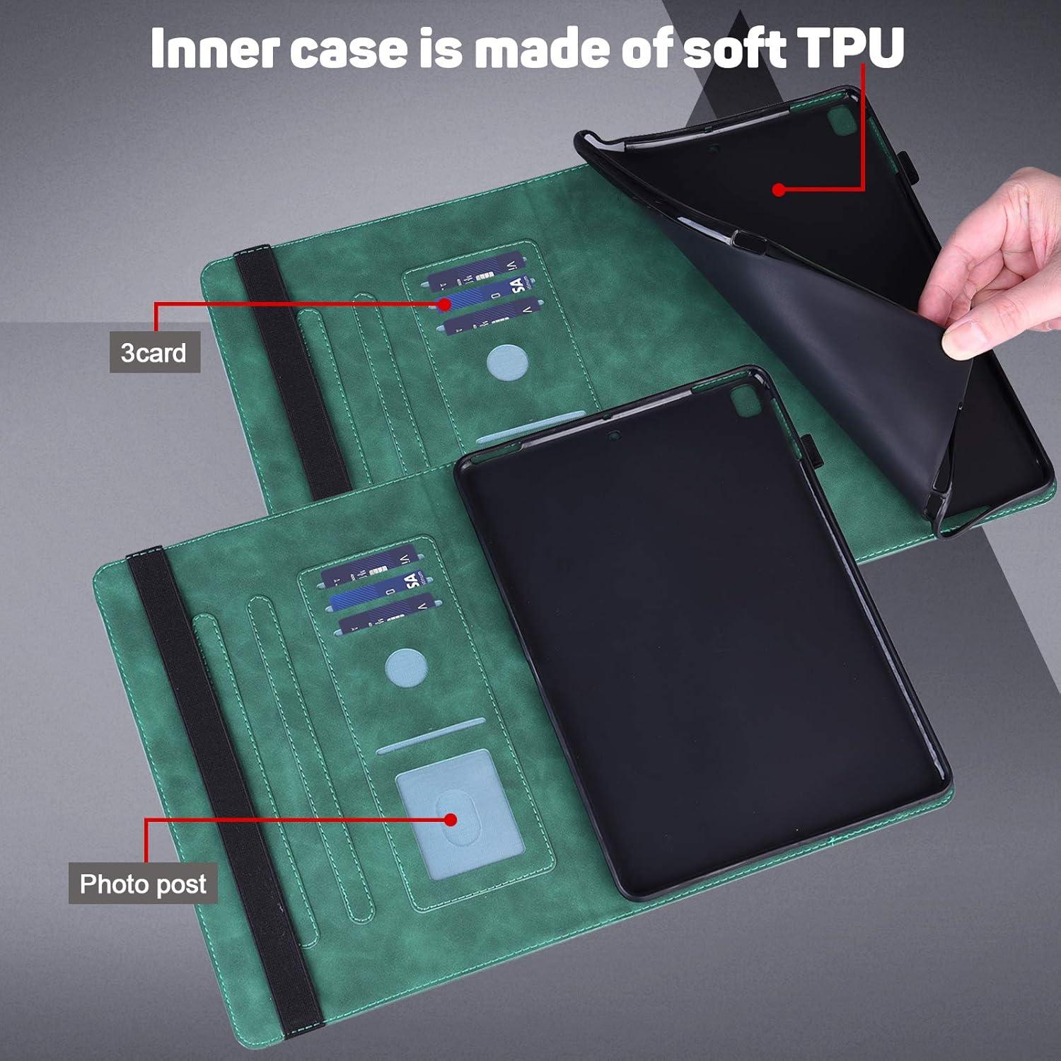 Funda ALILANG para Lenovo Tab M10 10.1" Verde con Estilógrafo