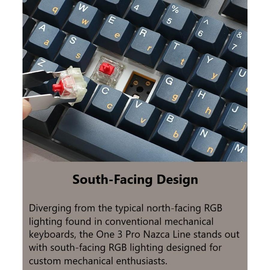 Teclado Mecánico Ducky One 3 Pro 8K RGB PBT Cherry MX2A Rojo