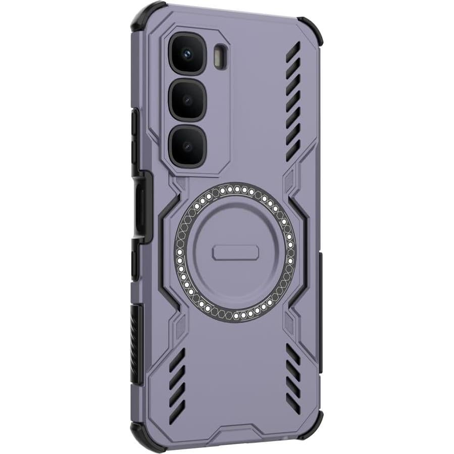 Funda Infinix Hot 60 5G Elubugod MagSafe Color Púrpura