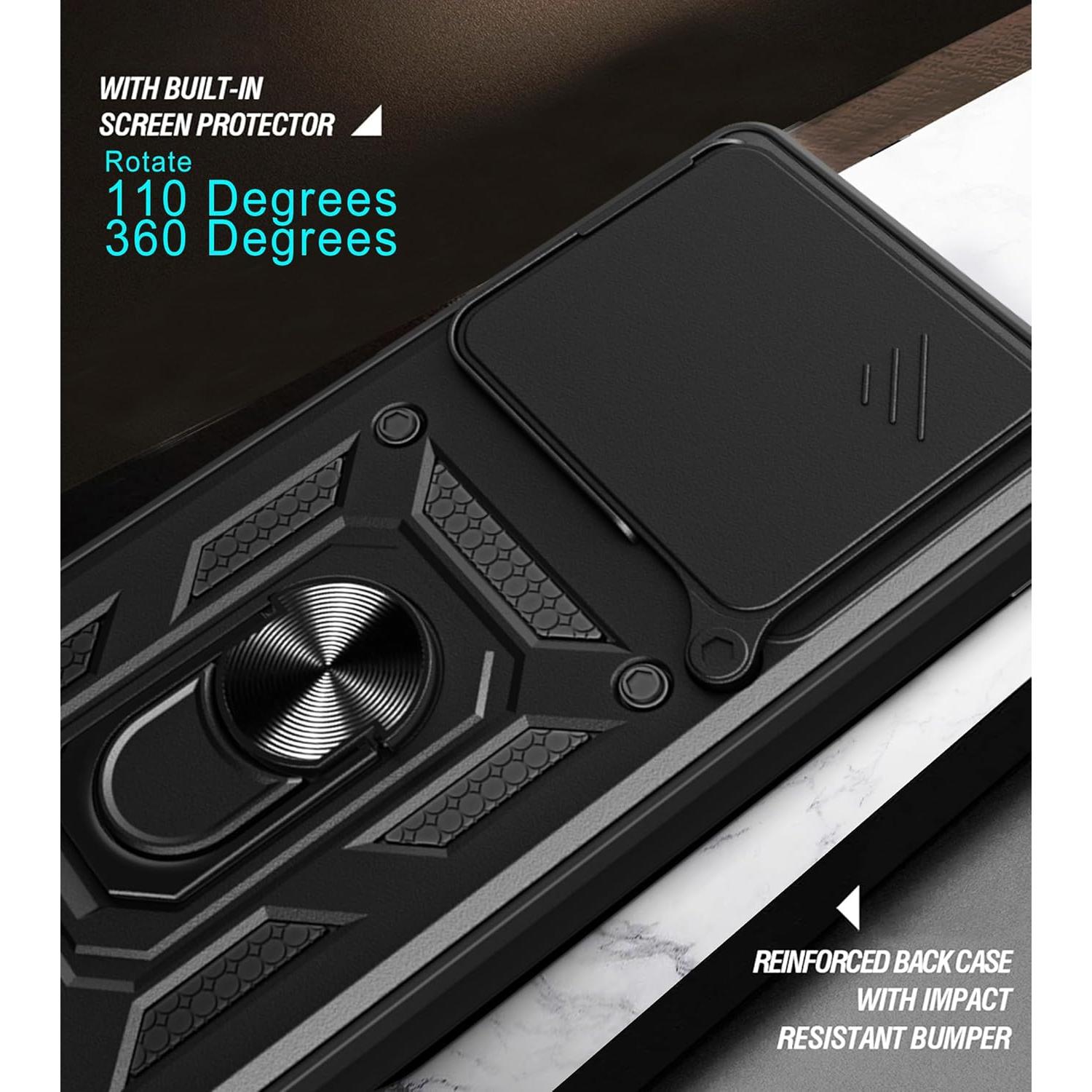 Funda Protectora Kukoufey para Infinix Note 40 4G Negra