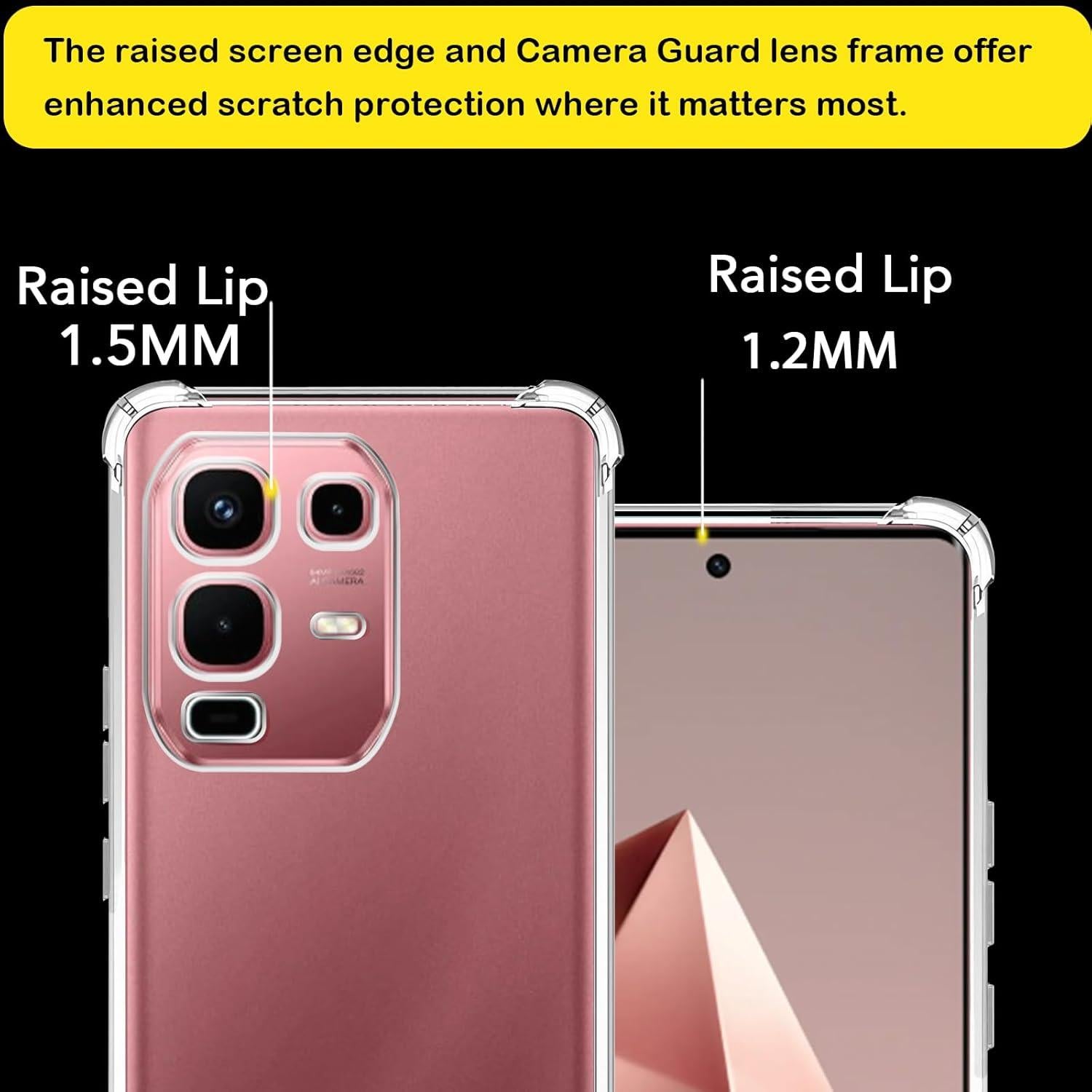 Funda TPU Transparente USTIYA para Infinix Note 50s 5G