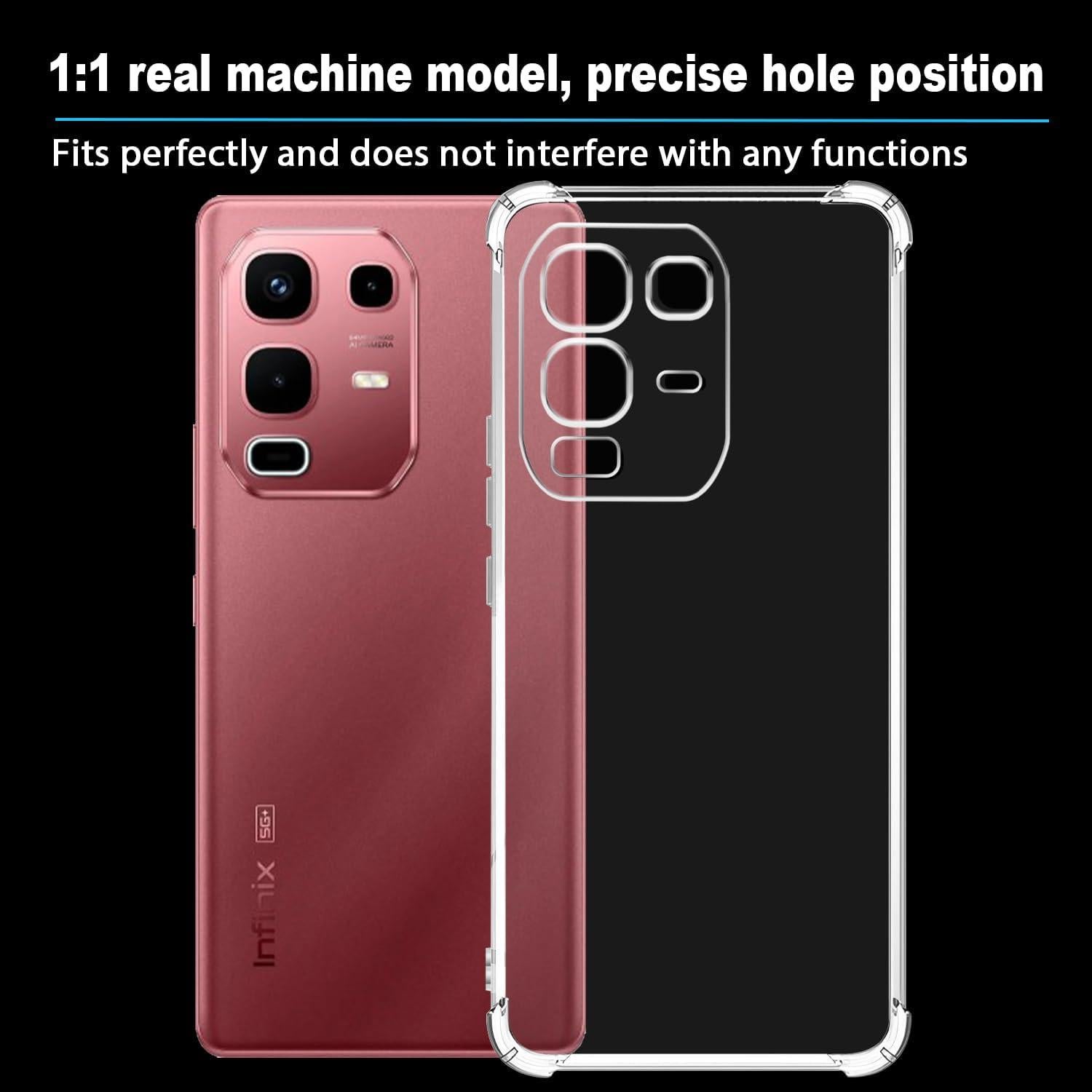 Funda TPU Transparente USTIYA para Infinix Note 50s 5G