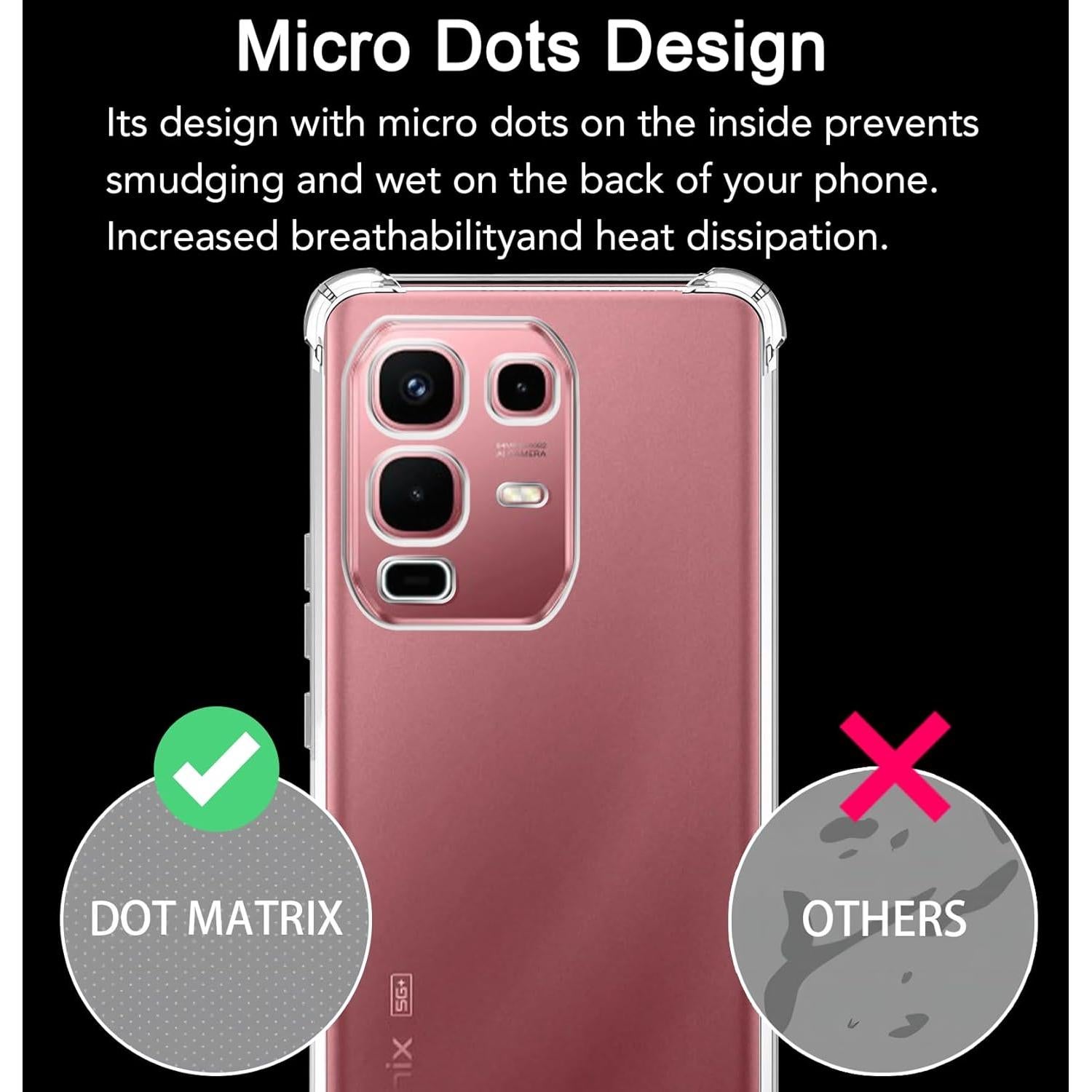 Funda TPU Transparente USTIYA para Infinix Note 50s 5G