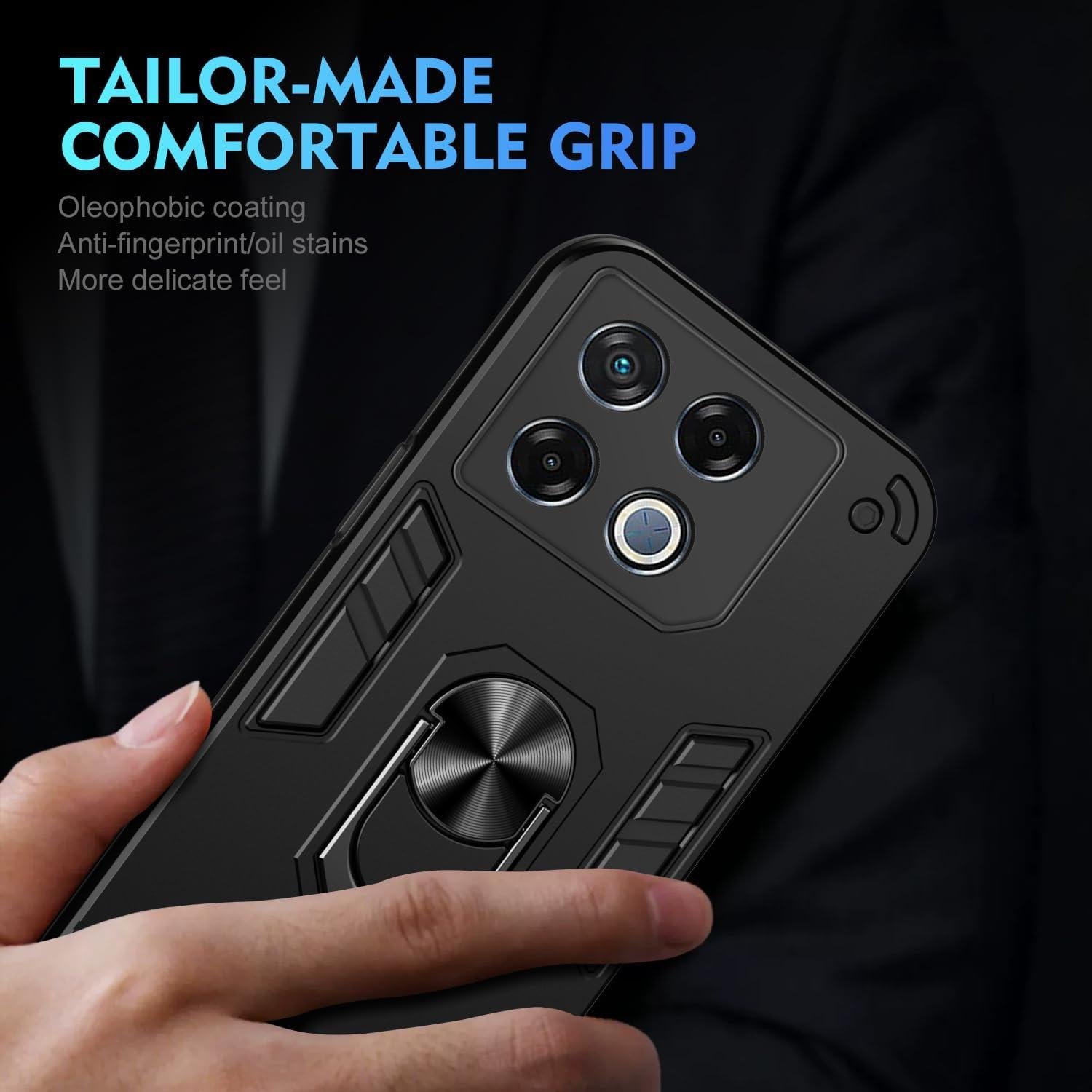Funda Magnética Infinix GT 20 Pro con Soporte Plegable Negra