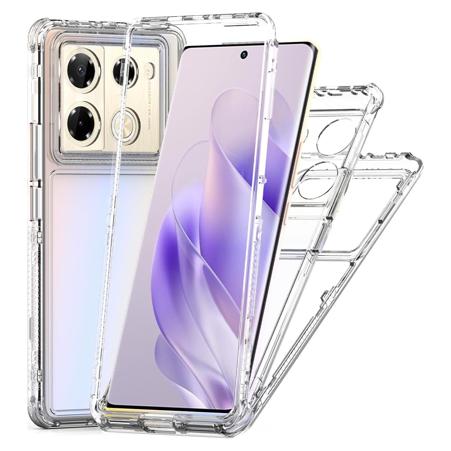 Funda Protectora Infinix Note 40 Pro+ 5G Transparente 3 en 1