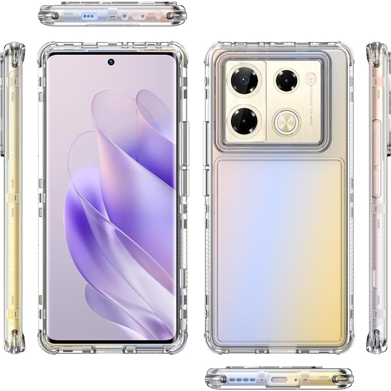 Funda Protectora Infinix Note 40 Pro+ 5G Transparente 3 en 1