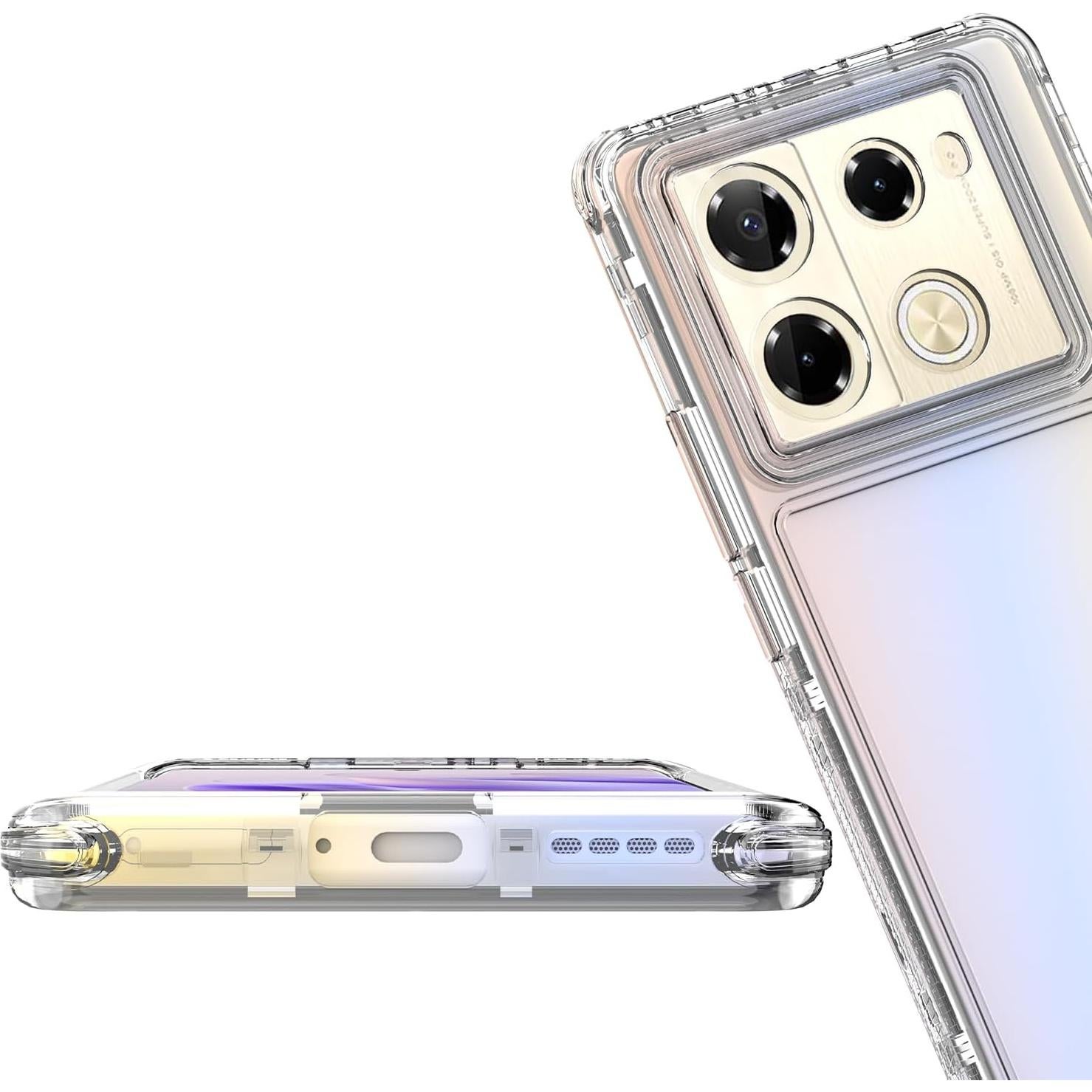 Funda Protectora Infinix Note 40 Pro+ 5G Transparente 3 en 1