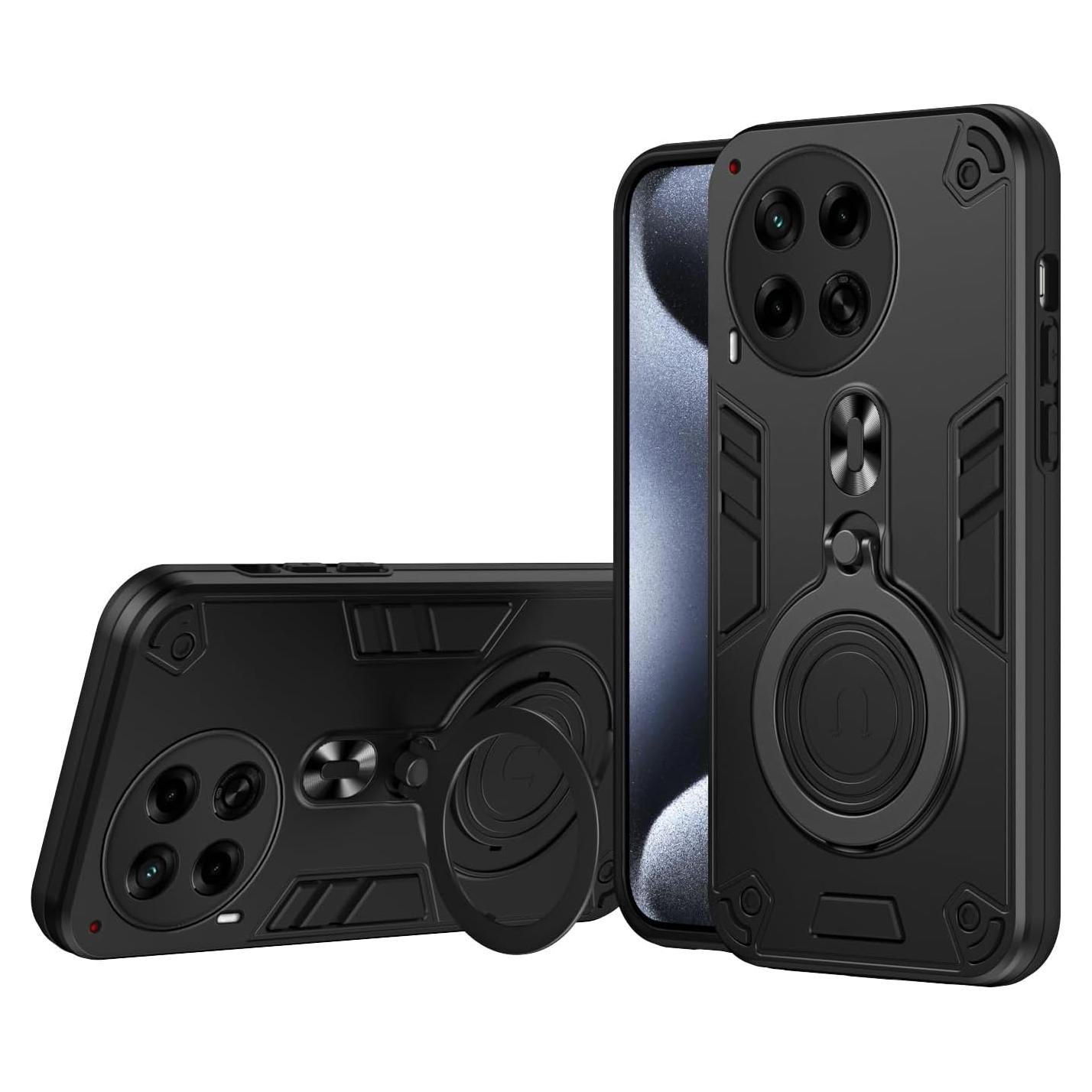 Funda de Protección Tecno Camon 30 4G/5G - Kukoufey Negra