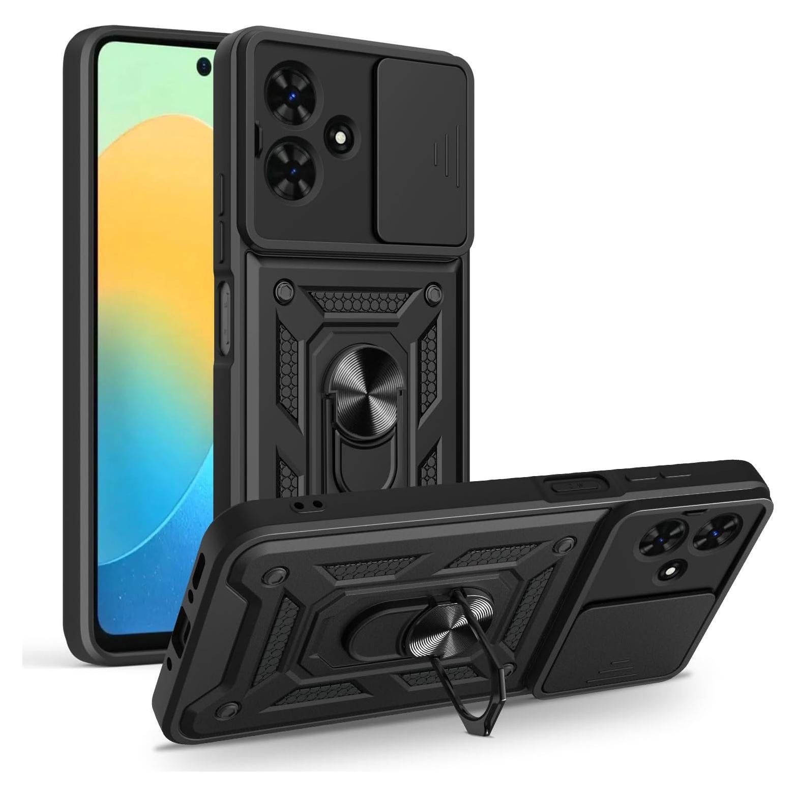 Funda Protectora Kukoufey para Infinix Smart 10 4G Negra