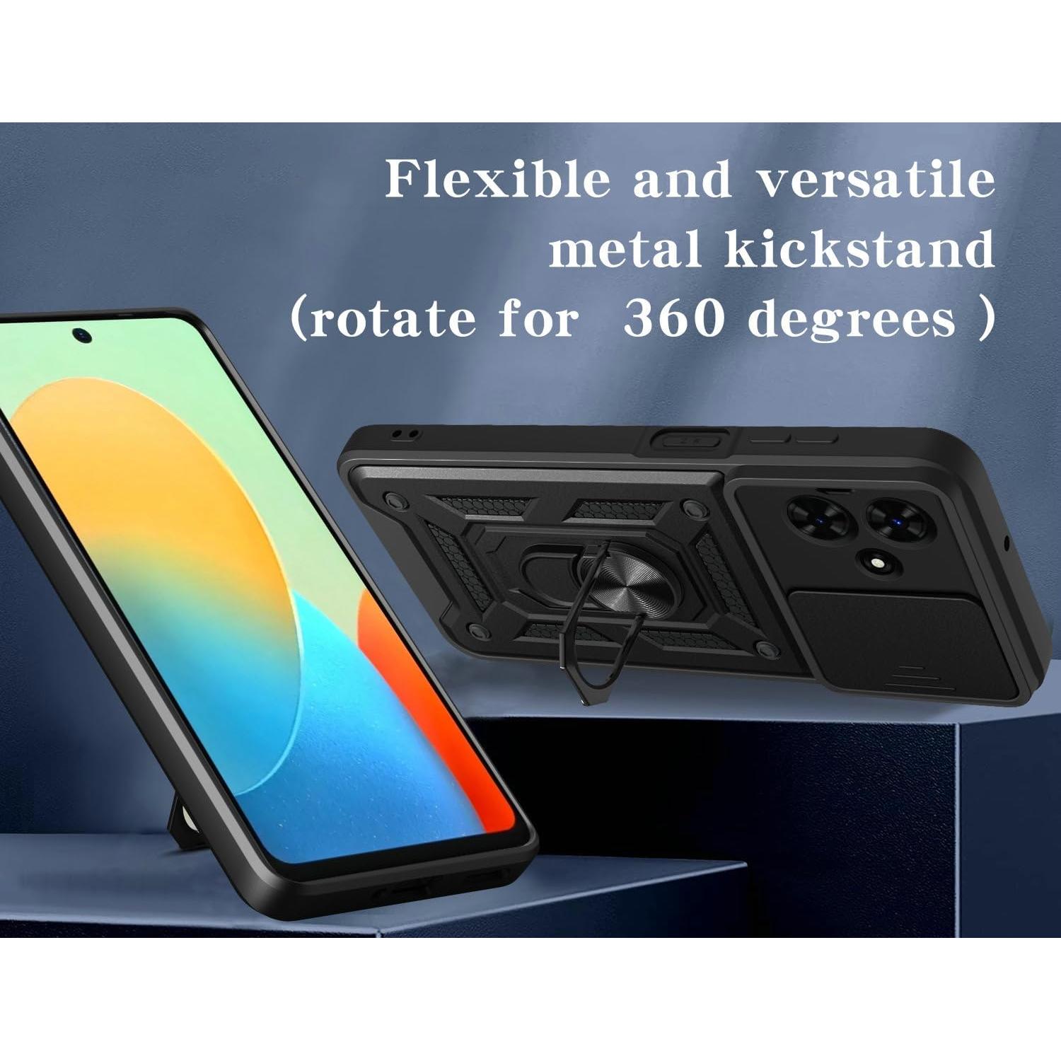 Funda Protectora Kukoufey para Infinix Smart 10 4G Negra