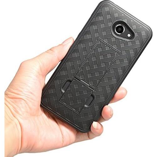 Funda con Soporte y Clip de Cinturón Nakedcellphone para Alcatel A30