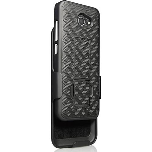 Funda con Soporte y Clip de Cinturón Nakedcellphone para Alcatel A30