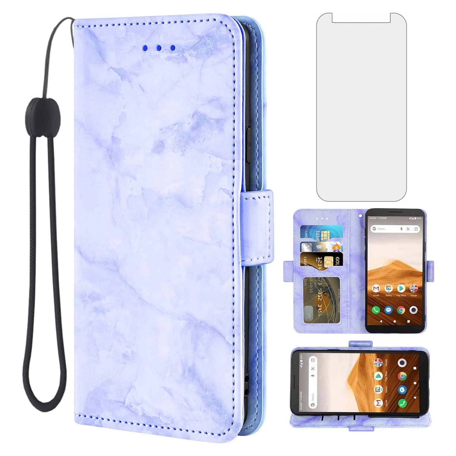 Funda de Cartera Asuwish para Alcatel Apprise/Glimpse/Volta 2020