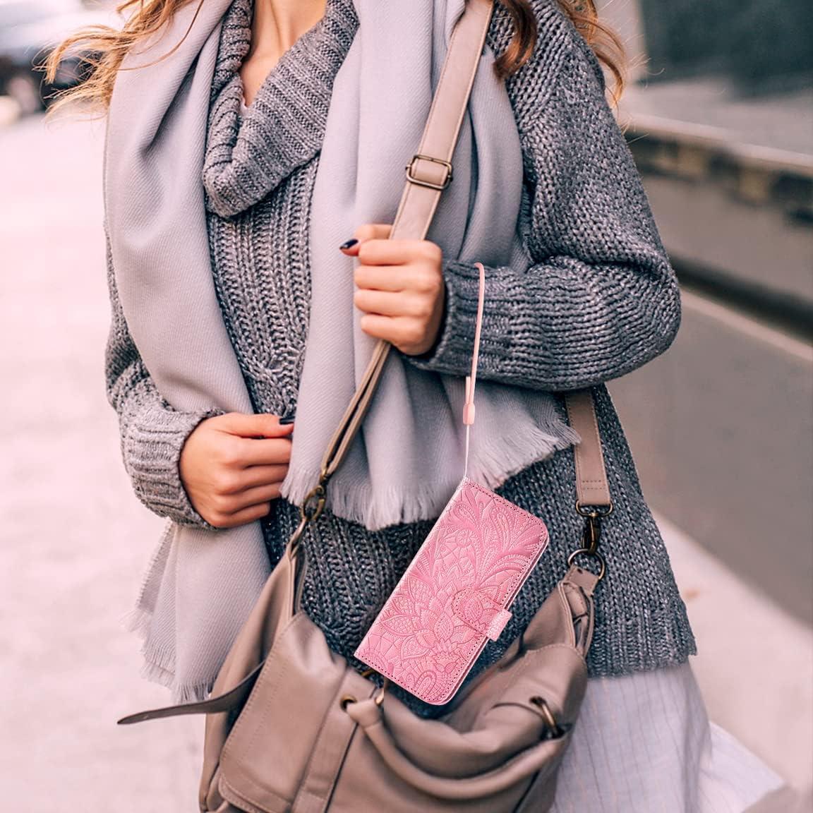 Funda Cartera Asuwish para Alcatel TCL A3 A509DL Oro Rosa