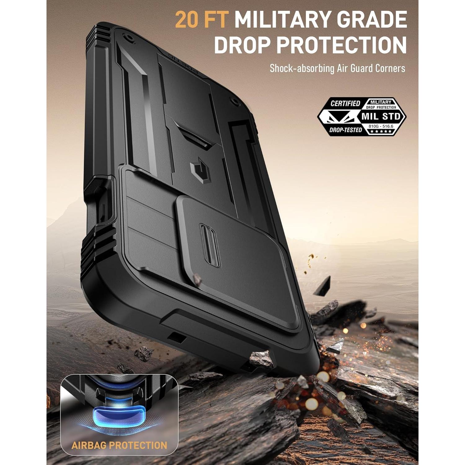 Funda Poetic Revolution para OnePlus 13R 5G, Negro, Resistente a Golpes