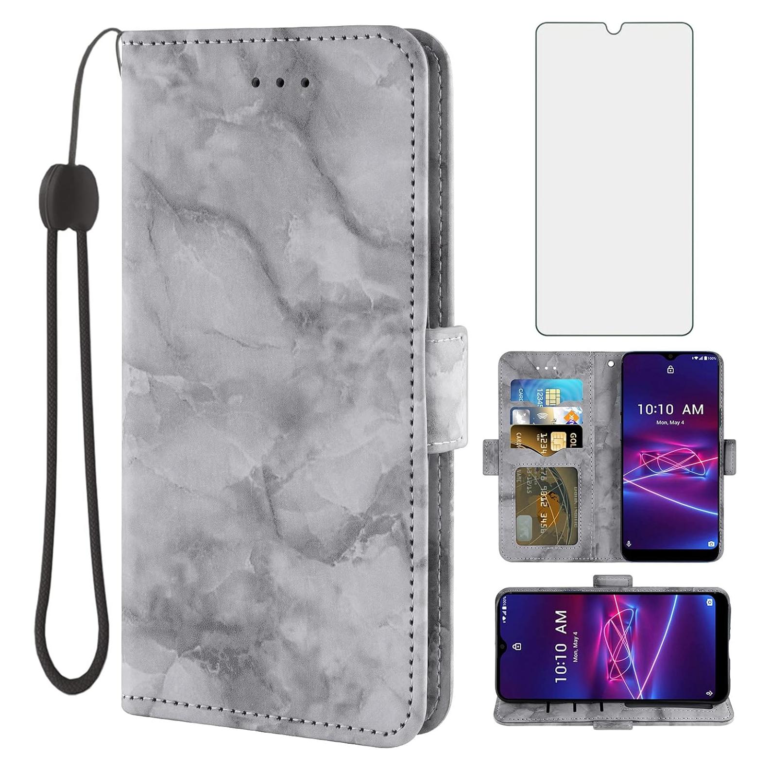 Funda de Teléfono Asuwish para Coolpad Legacy Brisa con Soporte y Ranura para Tarjetas - Negro