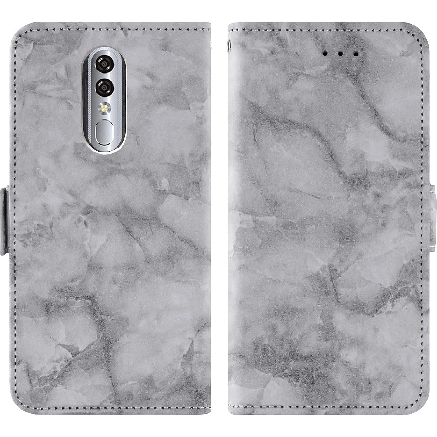 Funda de Teléfono Asuwish para Coolpad Legacy Brisa con Soporte y Ranura para Tarjetas - Negro