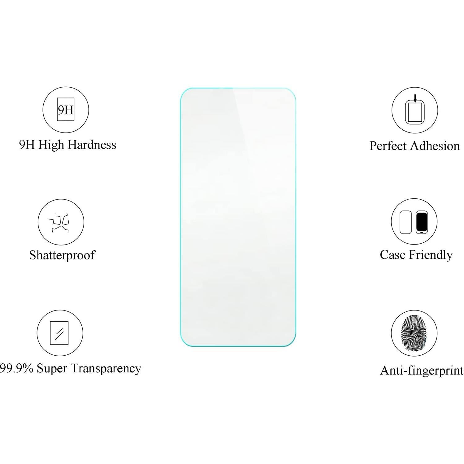 Funda Blackview Shark 6 5G con Protector Vidrio Templado