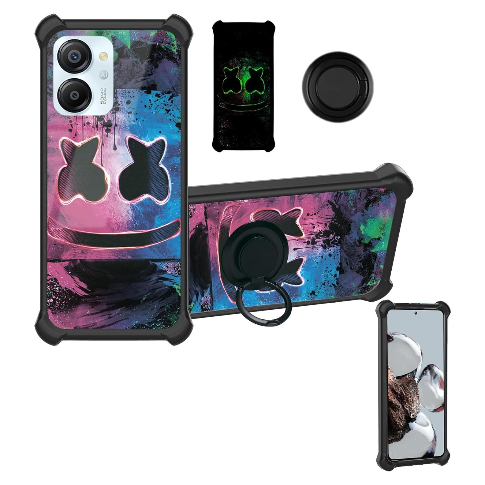 Funda híbrida YGH-BQ para Blackview Color 8 con soporte