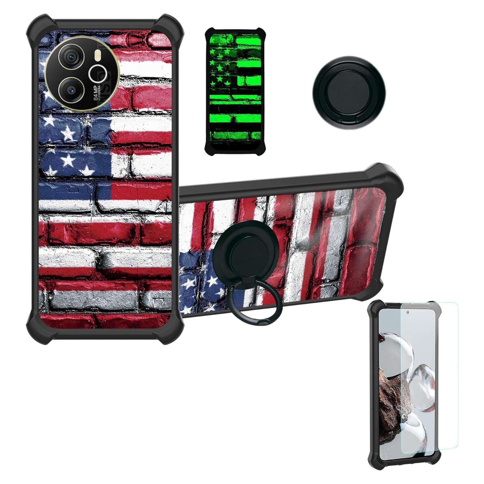 Funda Blackview Shark 8 con Protector Vidrio Templado YGH-GQ