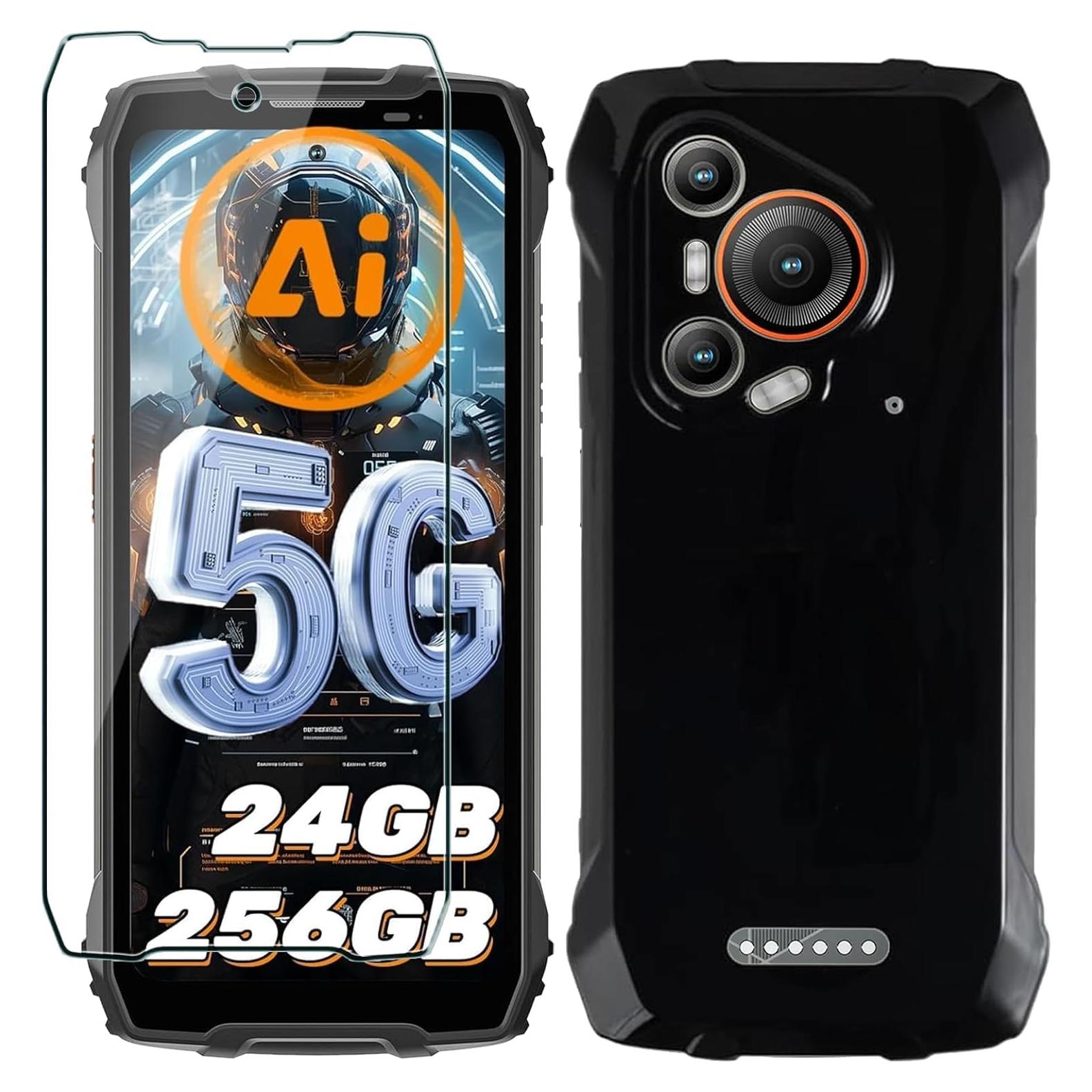 Funda TPU Blackview BL7000 + Protector de Pantalla Vidrio