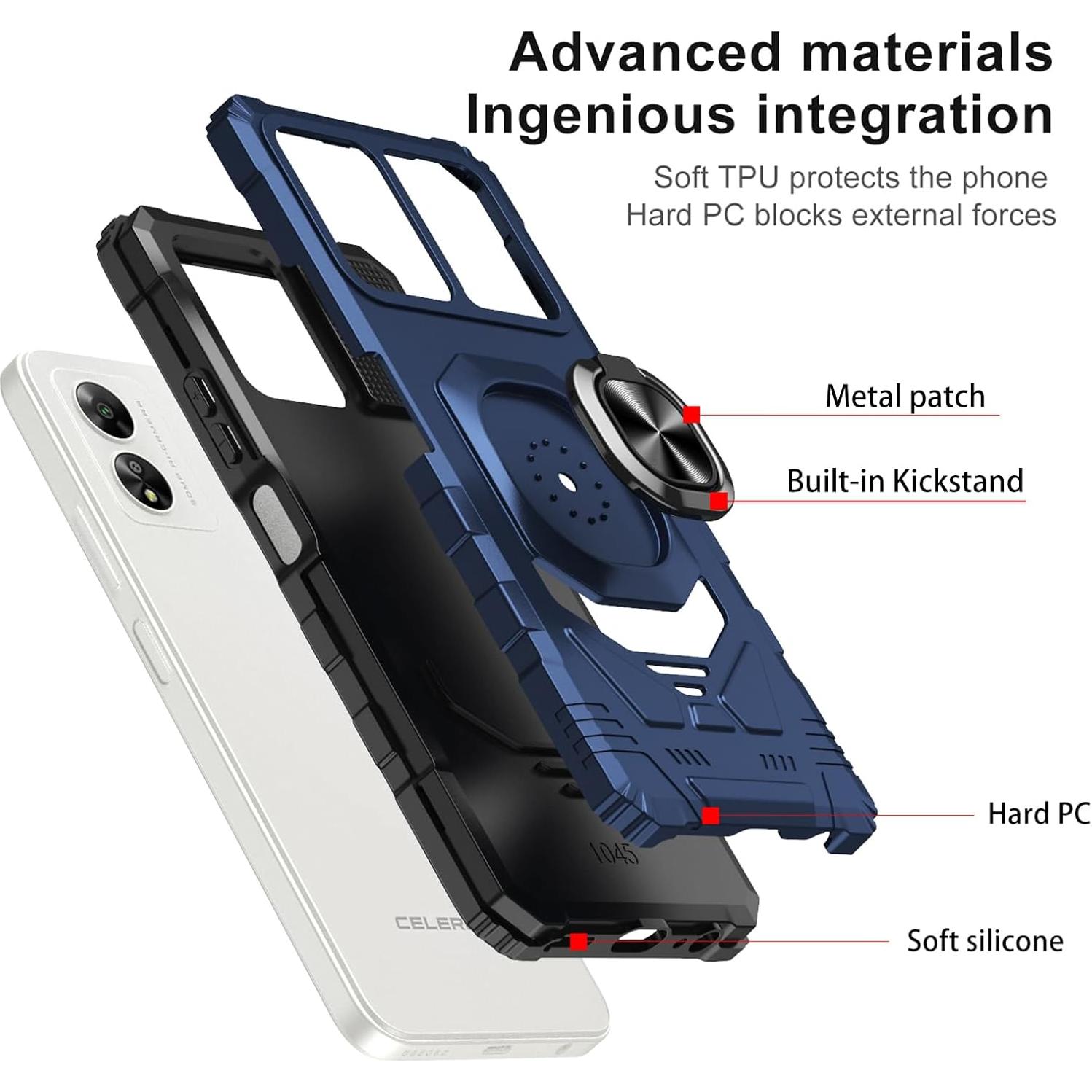 Funda Magnética Ailiber para Boost Celero 5G SC - Azul