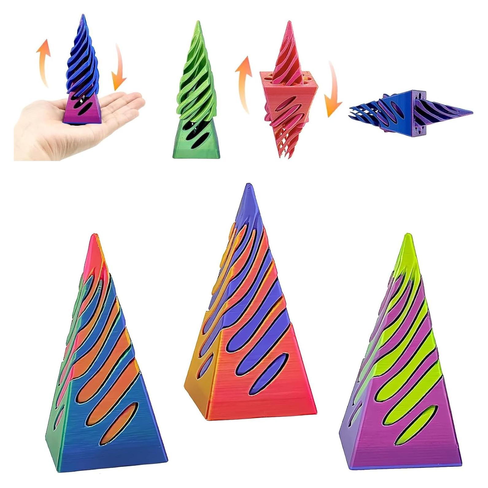 3 Juguetes Antiestrés Cono Imposible Ajitxalr - Alivio del Estrés