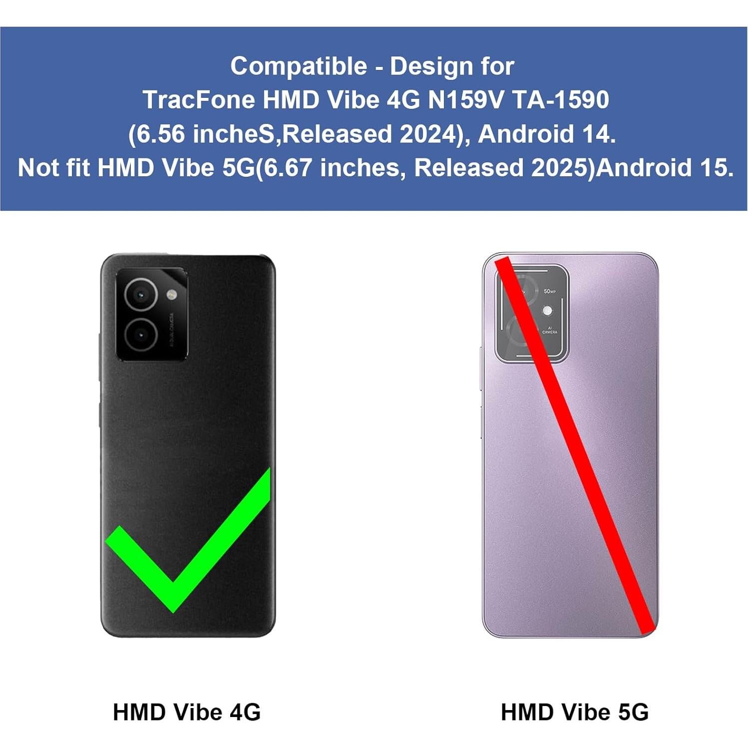 Funda Ailiber para HMD Vibe 4G N159V con Protector de Pantalla