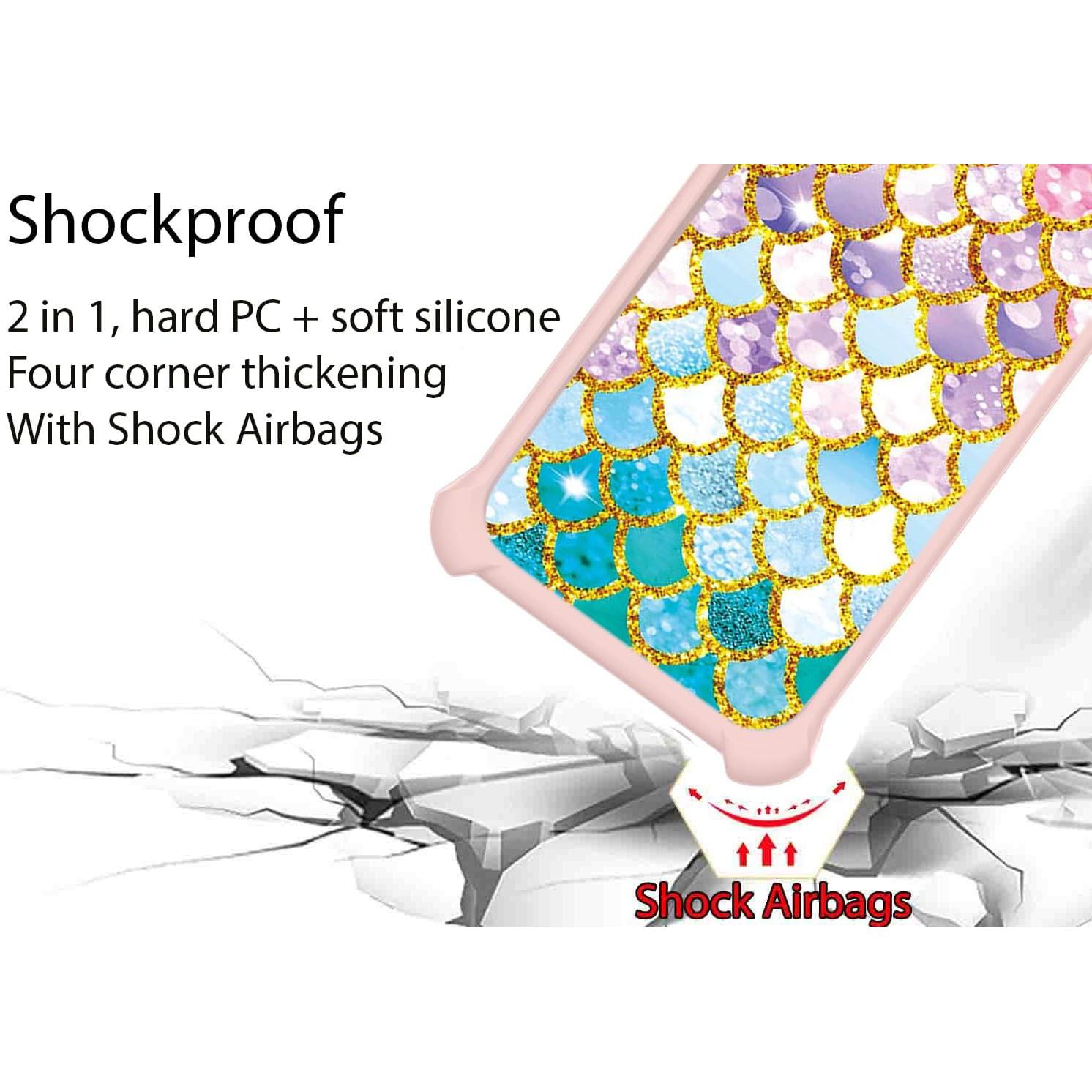 Funda Wiko Voix JSF-YL con Soporte Anillo 360 y Efecto Luminiscente