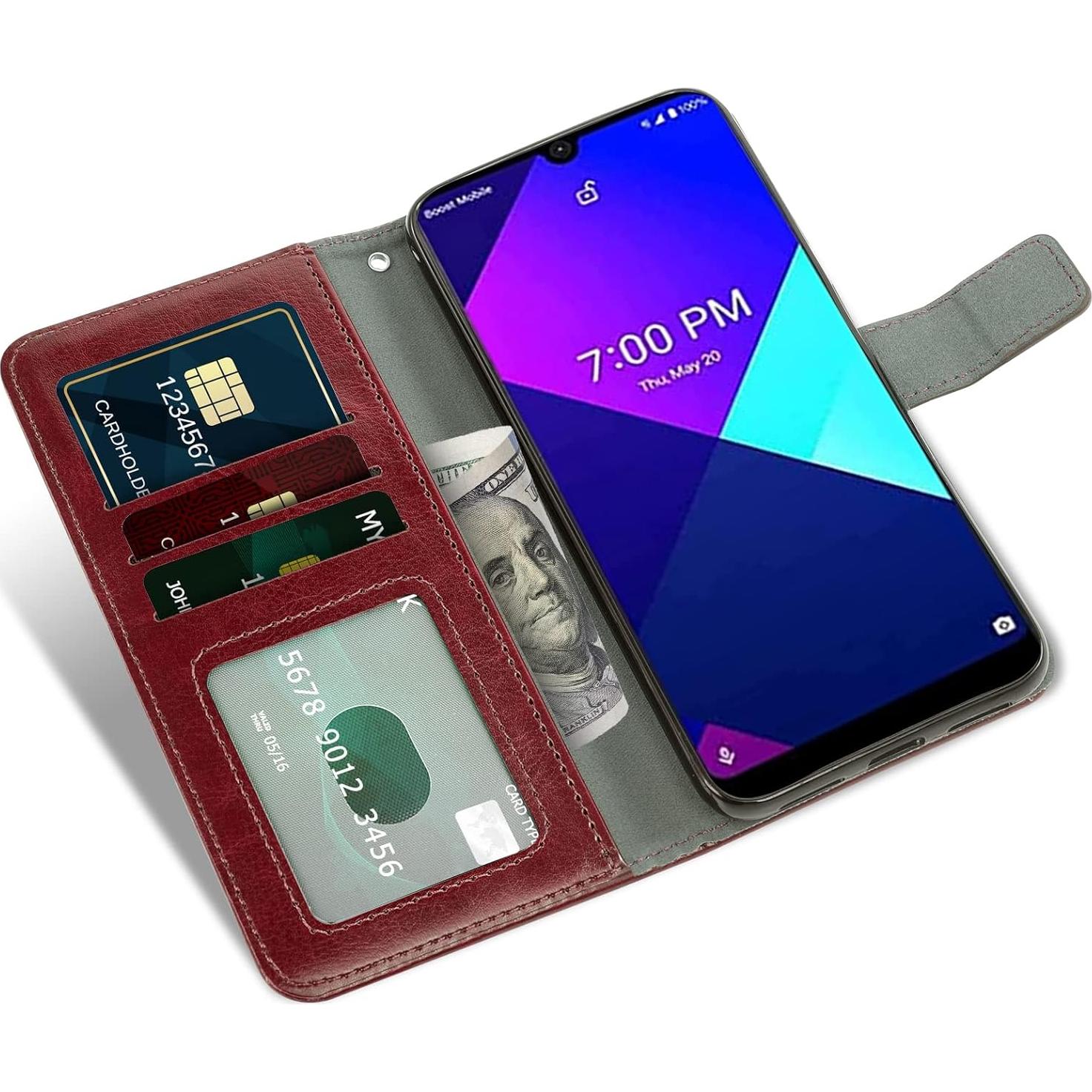 Funda de Cartera Asuwish para Wiko Life 3 con Protector de Pantalla