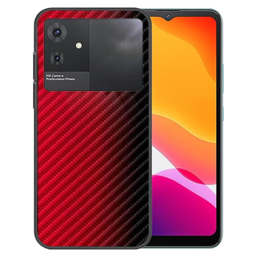 Funda TPU Cubot Note 21 Roja Gradiente Delgado 6.56"