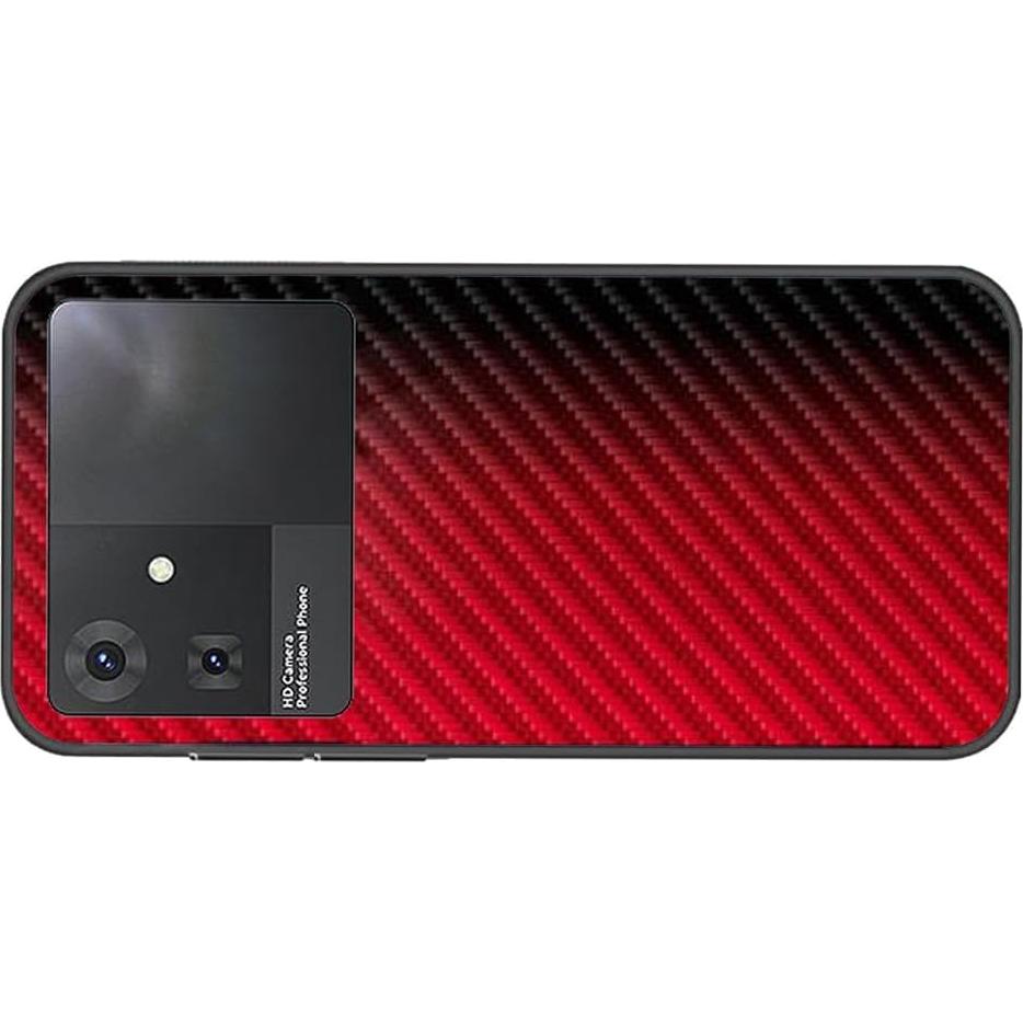 Funda TPU Cubot Note 21 Roja Gradiente Delgado 6.56"