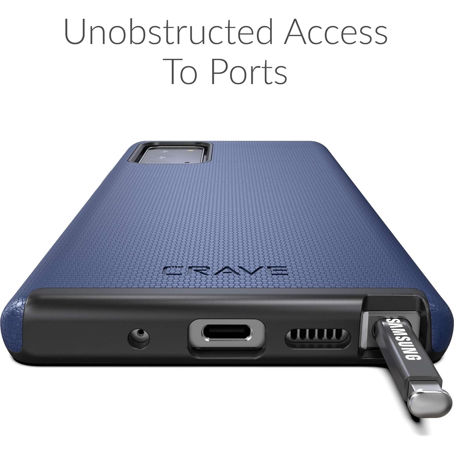 Funda Crave Dual Guard para Samsung Galaxy Note 20 - Marino