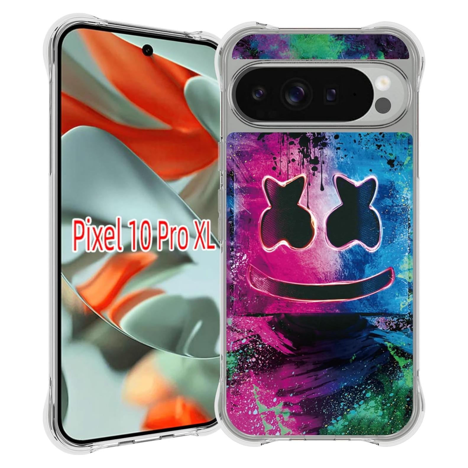 Funda para Google Pixel 10 Pro YGH-BQ Silicona Gruesa Luminoso