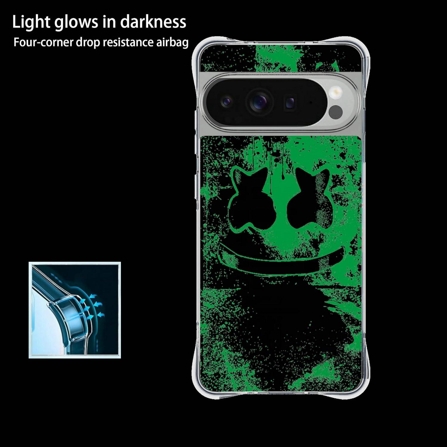 Funda para Google Pixel 10 Pro YGH-BQ Silicona Gruesa Luminoso