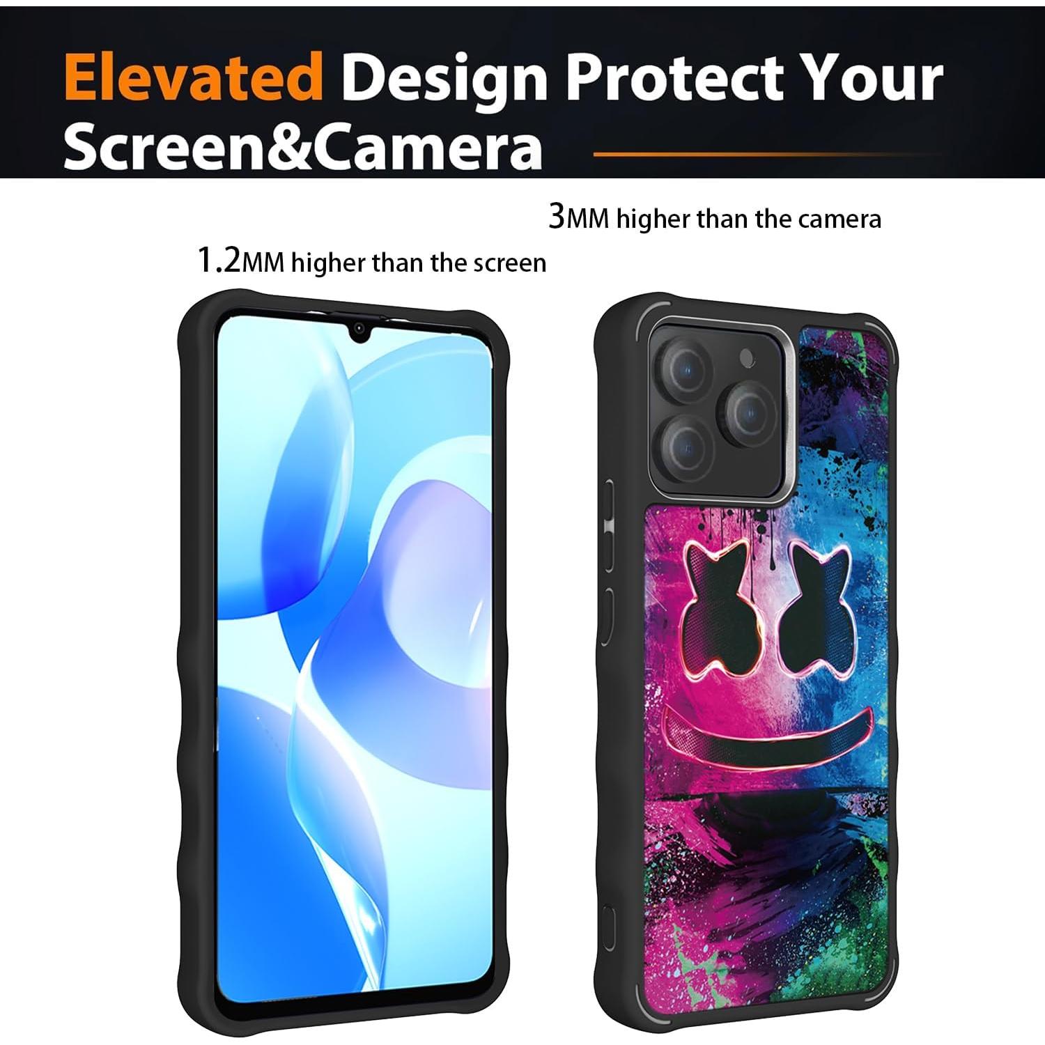 Funda híbrida HotPepper HPPL67A con soporte anillo YGH-BQ