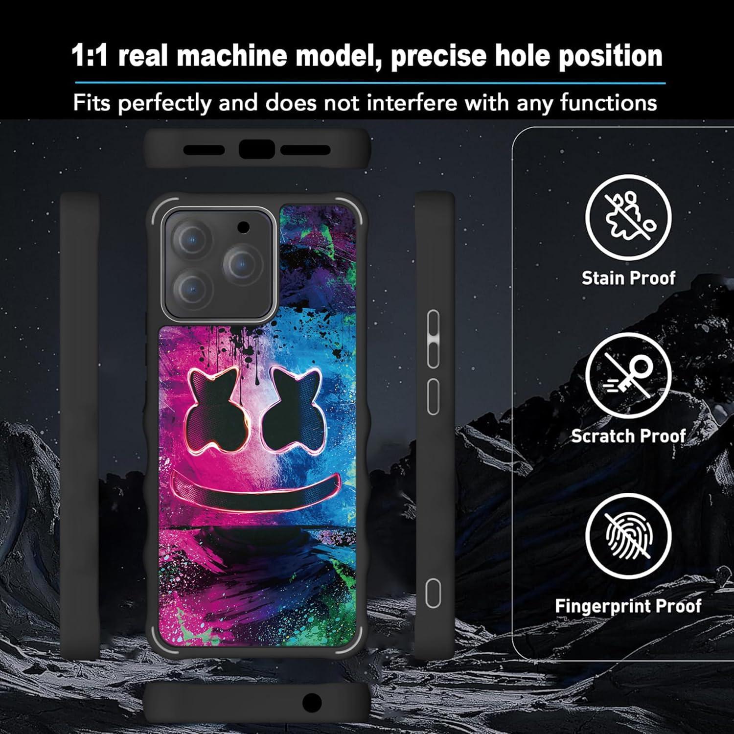 Funda híbrida HotPepper HPPL67A con soporte anillo YGH-BQ