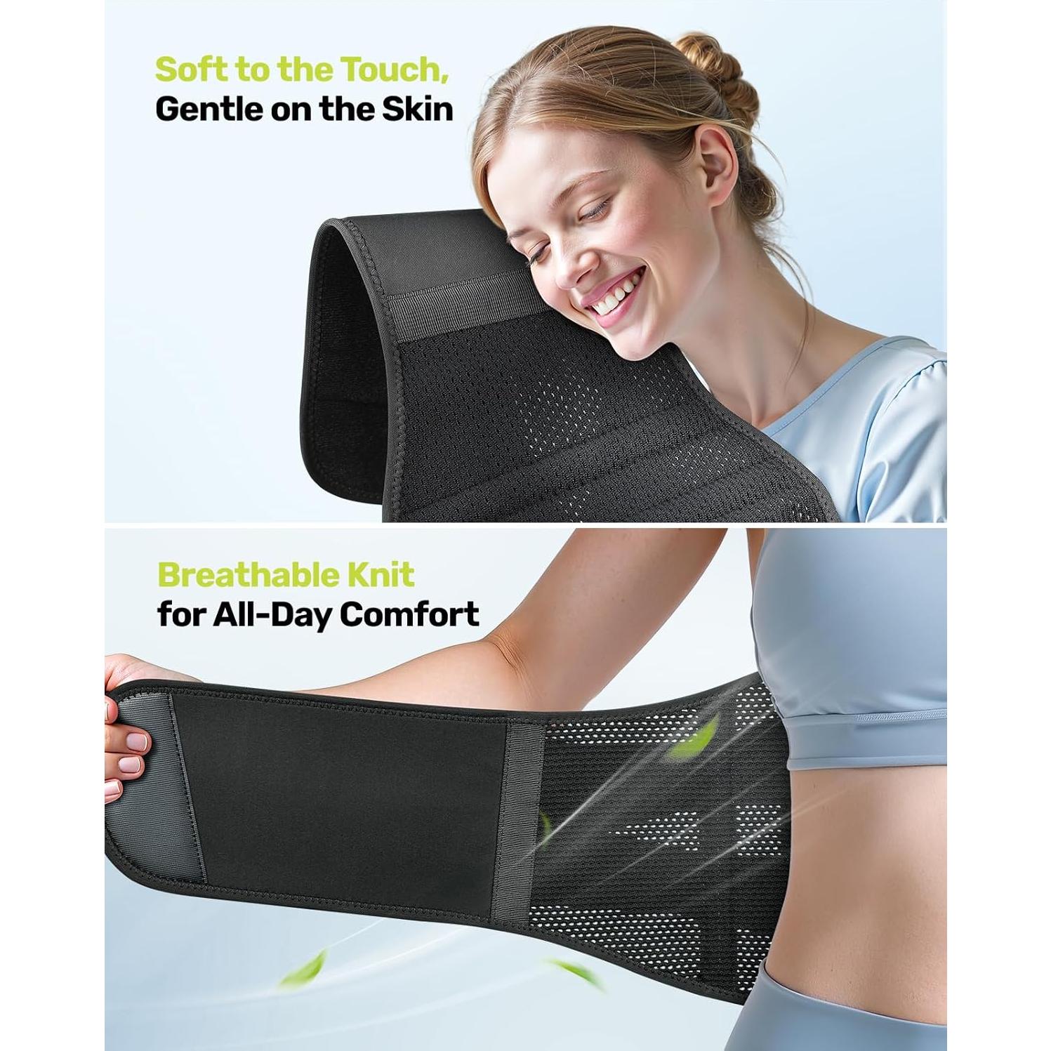 Faja de Soporte Lumbar Rakiie M - Alivio Dolor Espalda Baja