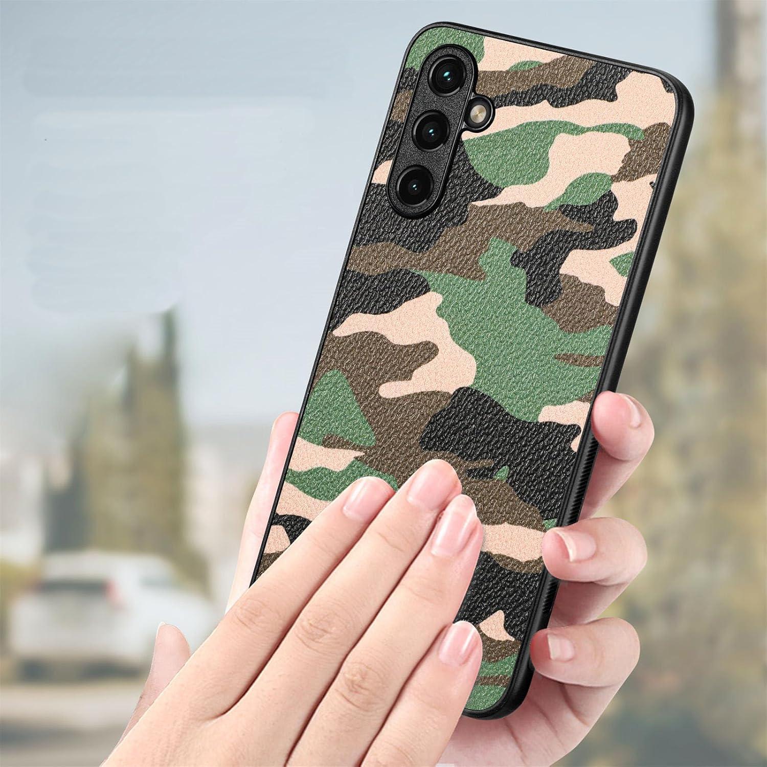 Funda de Camuflaje TPU para BLU G64L - Verde, Antirayaduras