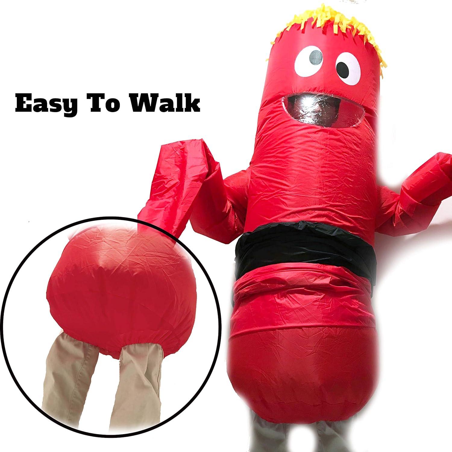 Disfraz Inflable Rojo Spooktacular para Adultos Halloween