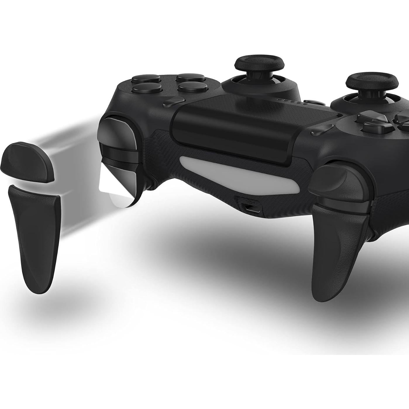 Extensores de Gatillo PlayVital para Controlador PS4 - Negro