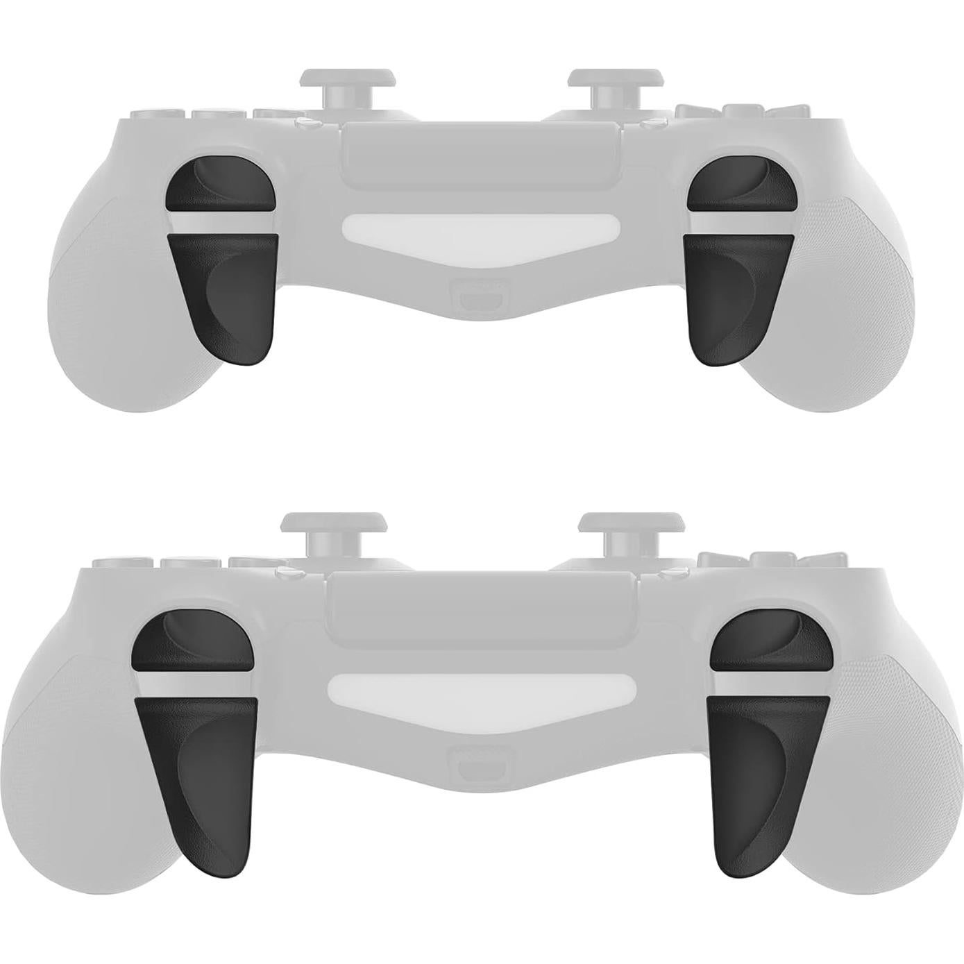 Extensores de Gatillo PlayVital para Controlador PS4 - Negro