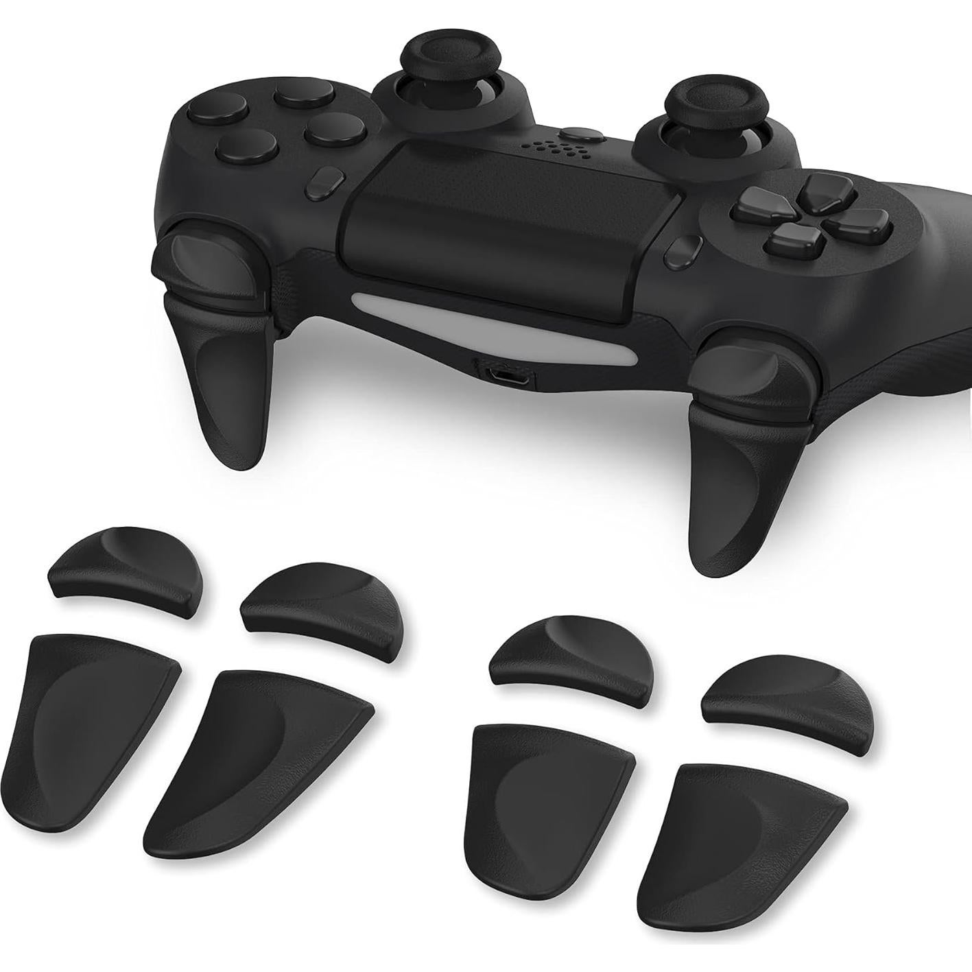 Extensores de Gatillo PlayVital para Controlador PS4 - Negro