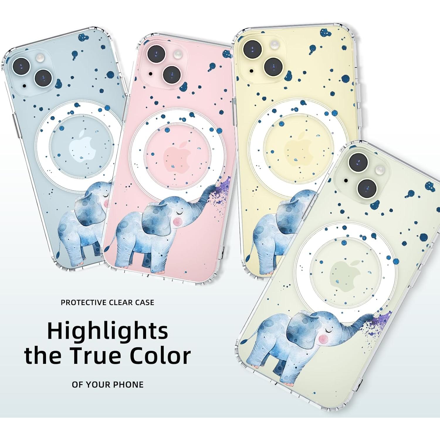 Funda Magnética Transparente MAYCARI para iPhone 15 Pro Max