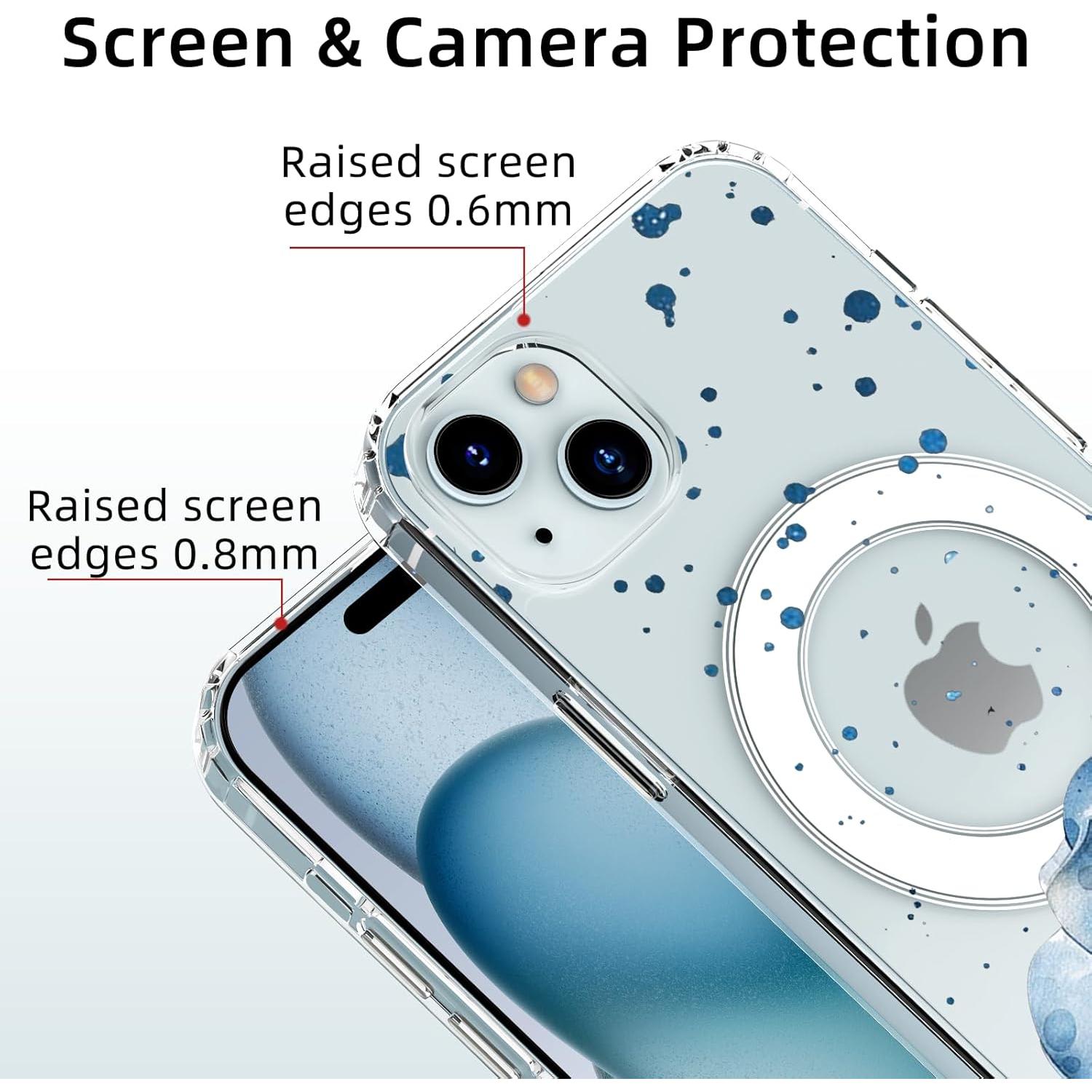 Funda Magnética Transparente MAYCARI para iPhone 15 Pro Max