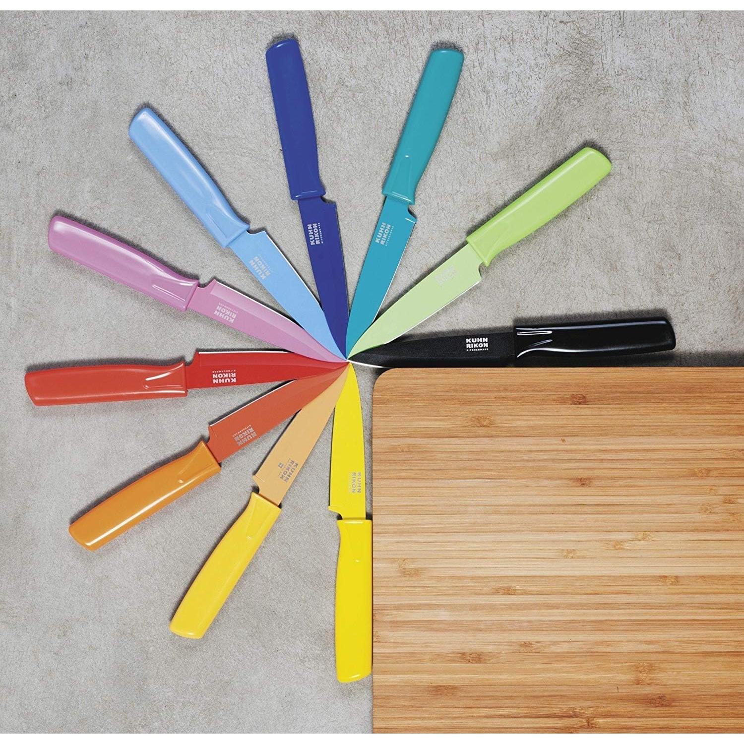 Cuchillo de Pelar Kuhn Rikon COLORI 10.16 cm Negro