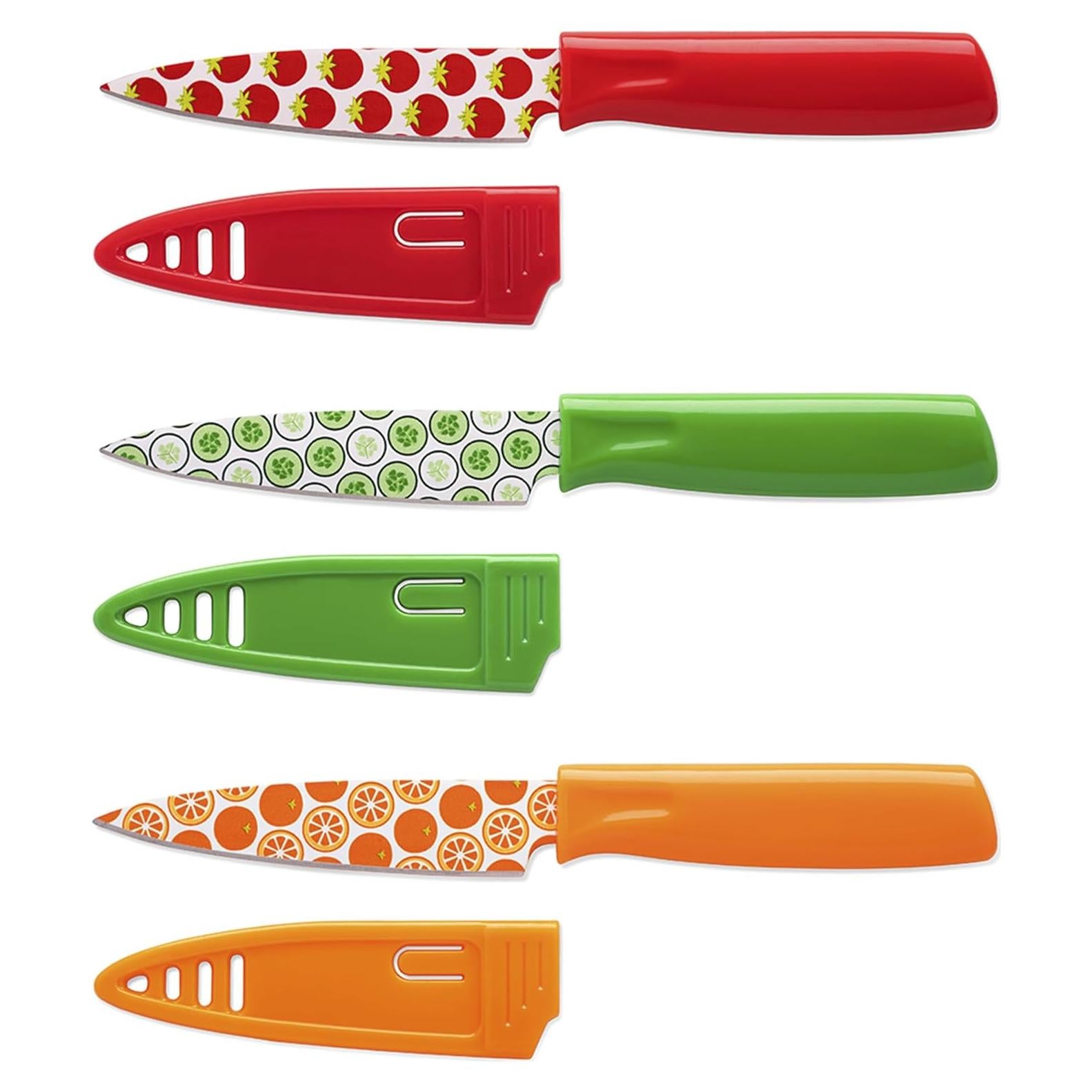 Set de 3 Cuchillos de Pelar Hampton Forge con Protectores